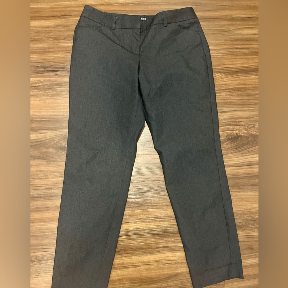 Express Denim Blue Editor Pants
